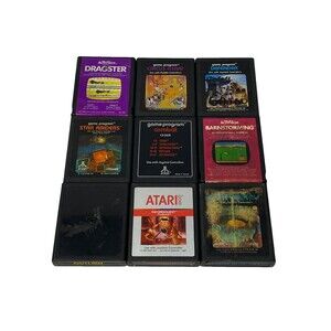 Lot of 9 Atari 2600 Game Cartridges #02